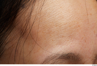  HD Face skin references Kawata Kayoko eyebrow forehead skin pores skin texture 0001.jpg
